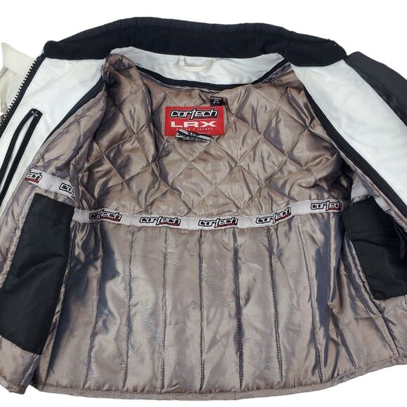 CORTECH LRX Jacket Womens Small White Gray Full Zip Motorcycle Quilted Liner - Picture 2 of 13